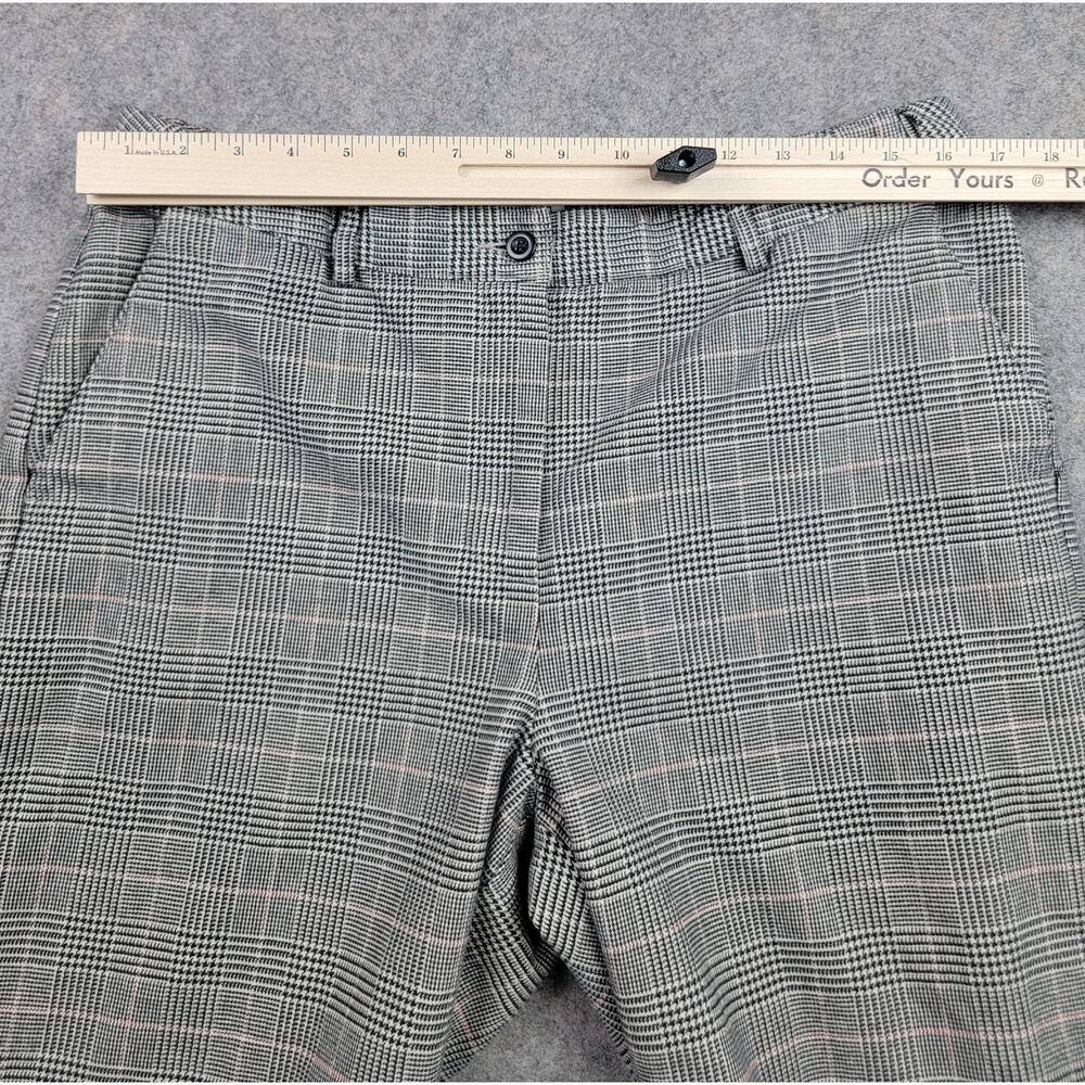LL Bean Pants Womens 14 Plaid Classic Fit Lined Straight Leg Work Office - Picture 15 of 16